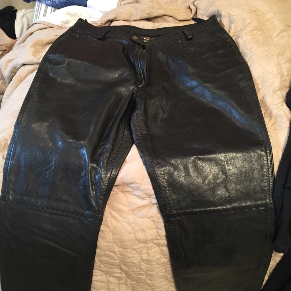 Unisex leather pant